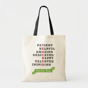 Bolsas de Tote para profesores personalizadas (car