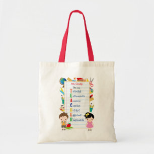 Bolsas de Tote para profesores personalizadas (Sta
