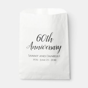 Bolsas de tratamiento personalizadas Fiesta de 60 