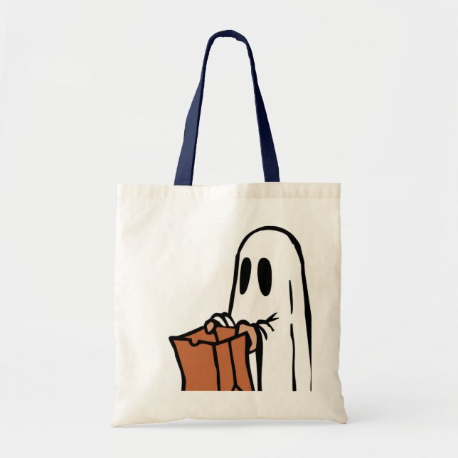 Bolsas de truco o de truco para niños. Fantasma (Frente)
