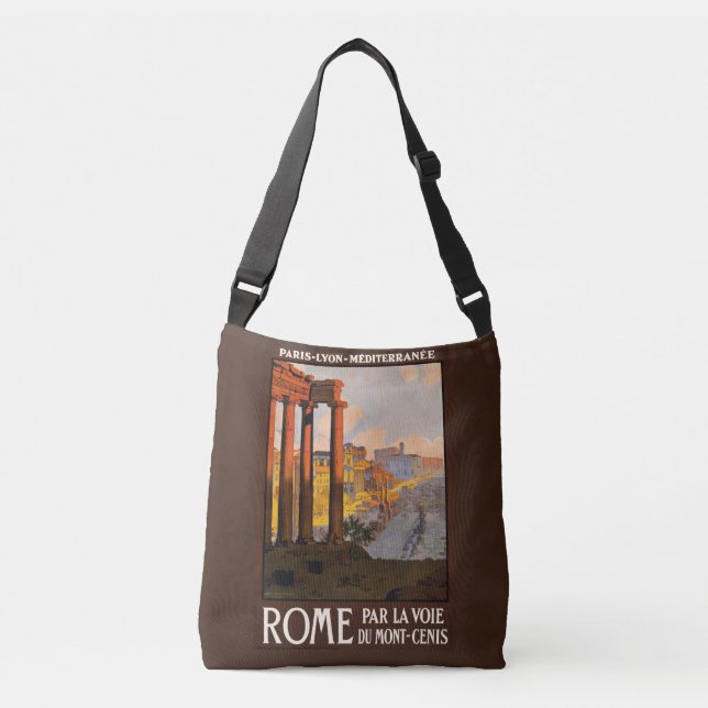 Bolsas de viaje vintage de Roma Italia (Anverso)