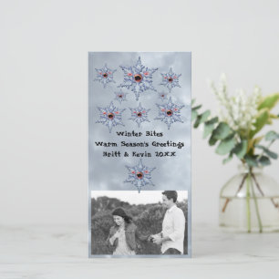 Bolsas de zombis de nieve y tarjeta fotográfica pa