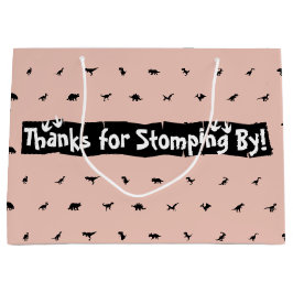 Bolsas del partido Dinosaurio Peach: Impresión de 