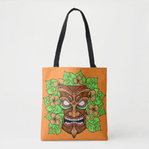 Bolsas divertidas de la máscara Tiki