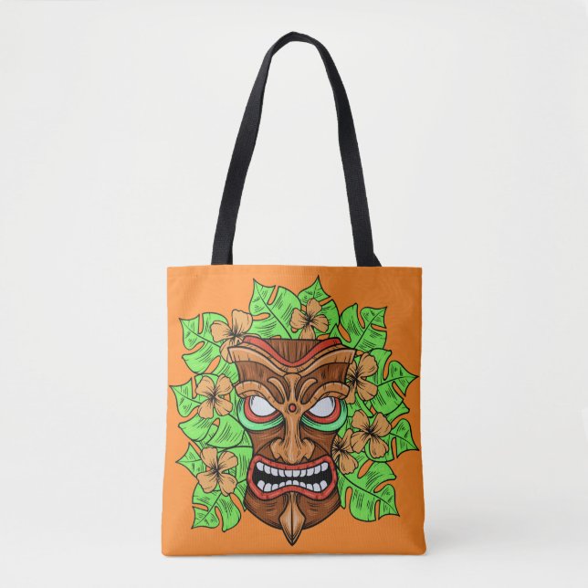 Bolsas divertidas de la máscara Tiki (Anverso)