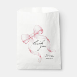 Bolsas favoritas de Baby Shower de color rosa