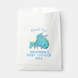 Bolsas favoritas de Baby Shower de Dragón Azul lin