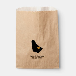 Bolsas favoritas de bodas de Barbados, bolsas de á