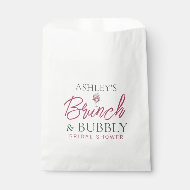 Bolsas favoritas de ducha de novia de brunch y bub (Anverso)