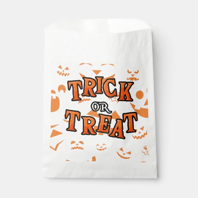 Bolsas favoritas de Halloween para trucos o trucos (Anverso)