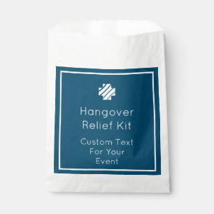 Bolsas favoritas de kit de alivio de la resaca azu