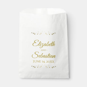 Bolsas favoritas de la boda del Relieve metalizado