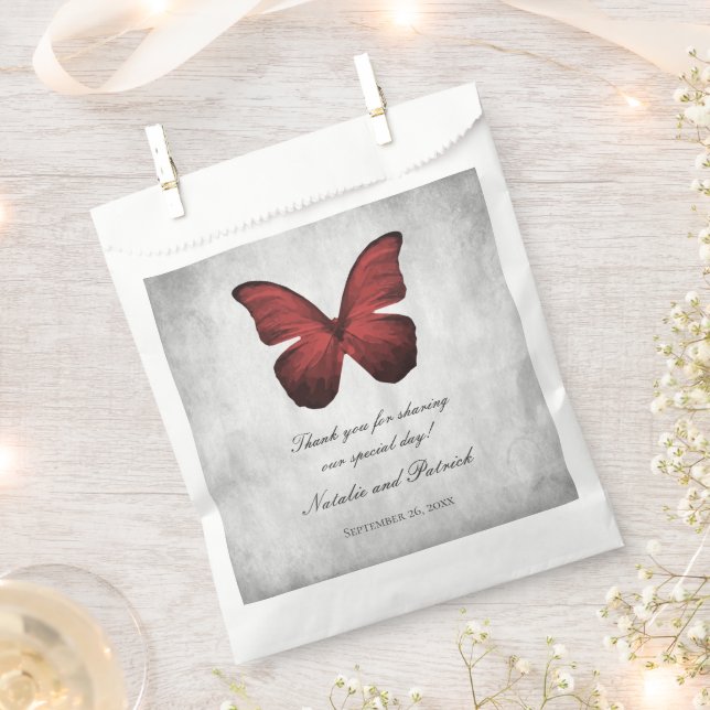 Bolsas favoritas de mariposa roja (Cortado)