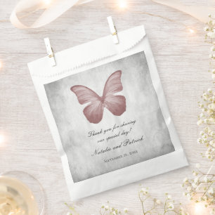 Bolsas favoritas de mariposa rosa