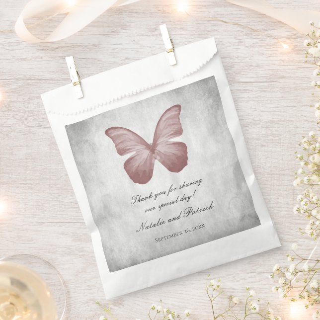Bolsas favoritas de mariposa rosa (Cortado)