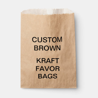 Bolsas favoritas de papel Kraft personalizadas por