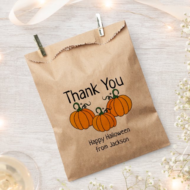 Bolsas favoritas para el trato de papel de Hallowe (Cortado)