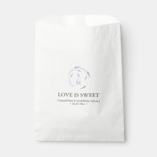 Bolsas favoritas personalizadas para Bodas Lavende