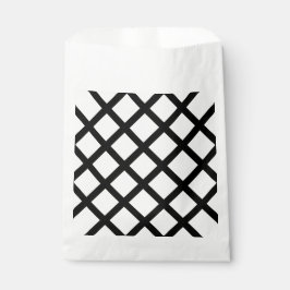 Bolsas Lattice Favor (Crema y Negro)