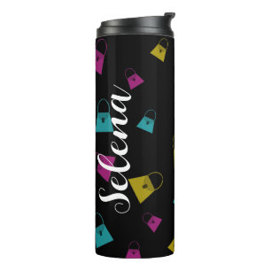 Bolsas Mini Coloridas Termo Taza con Nombre