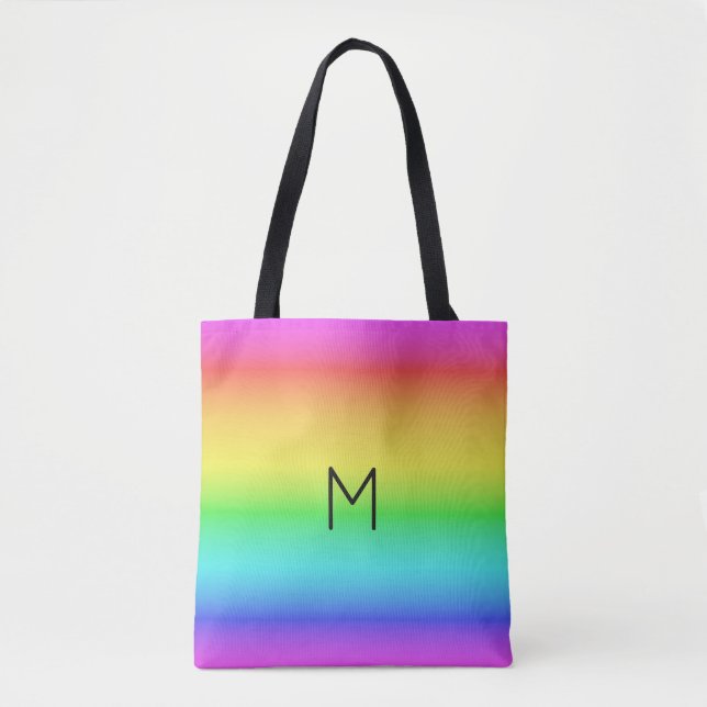 Bolsas monográficas de personalizado de gradiente  (Anverso)