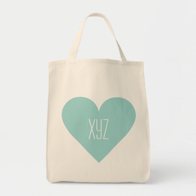 Bolsas monográficas de Valentine Heart personaliza (Frente)