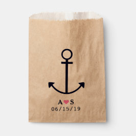 Bolsas Nautical Anchor Wedding Favor Bags Personal