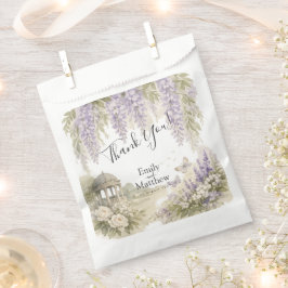 Bolsas Pequeñas de Regalo de Bodas con Wisteria de