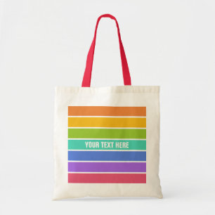 Bolsas personalizados de colores arcoiris