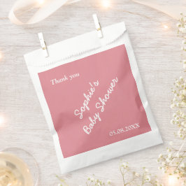 Bolsas Rubor Pink Baby Shower Favor