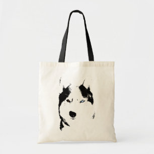 Bolsas Siberian Husky Tote Bag Husky Malamute Beac
