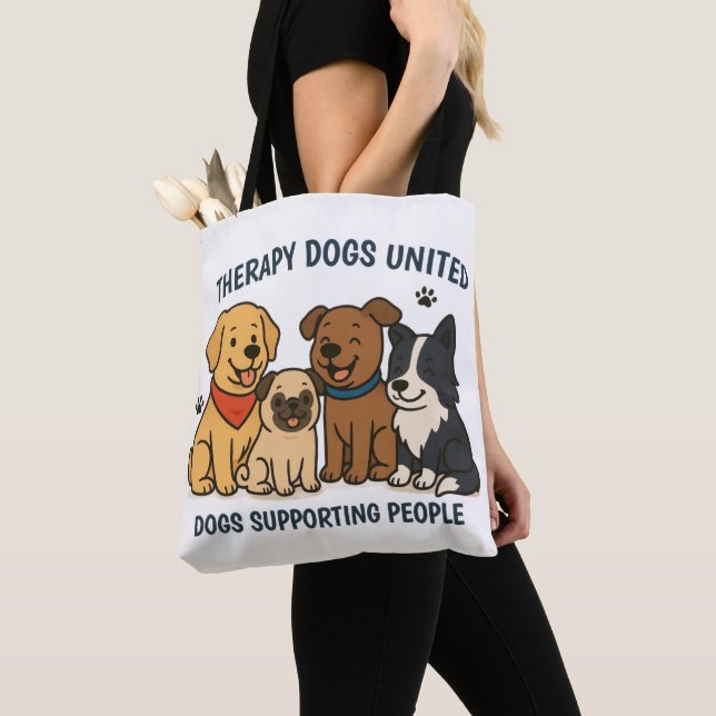 Bolsas TDU de Perros Adorables que Apoyan a las Pe (Detalle)