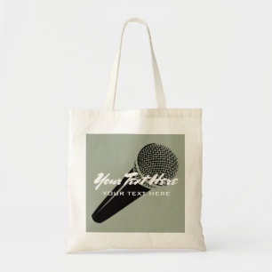 Bolsas tote de micrófono para cantantes de artista