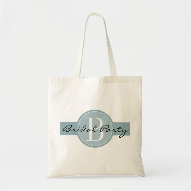 Bolsas tote para la fiesta de bodas con nombre de  (Frente)