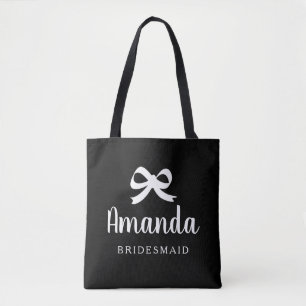 Bolsas tote personalizadas con lazo de nudo para d