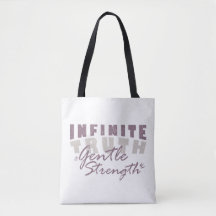 Bolsas Tote Verdad Infinita, Fuerza Suave