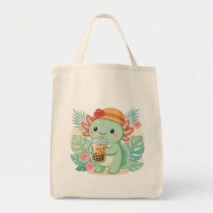 Bolsas verdes de tote de Axolotxl