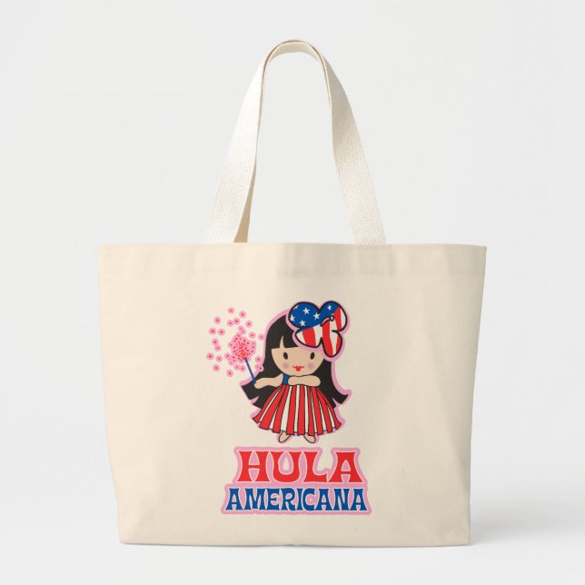 Bolsas y Totes de Hula Americana (Frente)