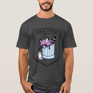 Bolsillo de camiseta de Boba Trash Racoon