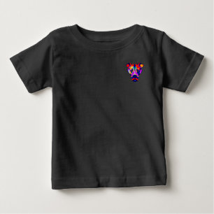 bolsillo de camiseta negra para bebé de Alexander'