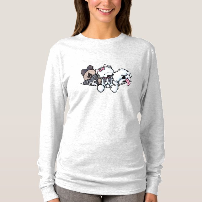 Bolsillo de KiniArt lleno de camisetas de los posi (Anverso)