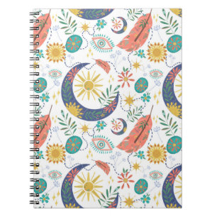 Bolsillo Lleno de Destellos Cuaderno Espiral Boho 