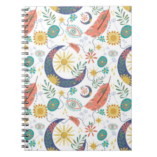 Bolsillo Lleno de Destellos Cuaderno Espiral Boho