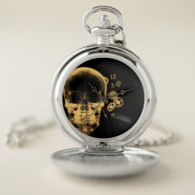 Piezas de cráneo y reloj de rayos X - Naranja