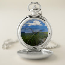Reloj de bolsillos para recuerdos de Lake Tahoe Ca