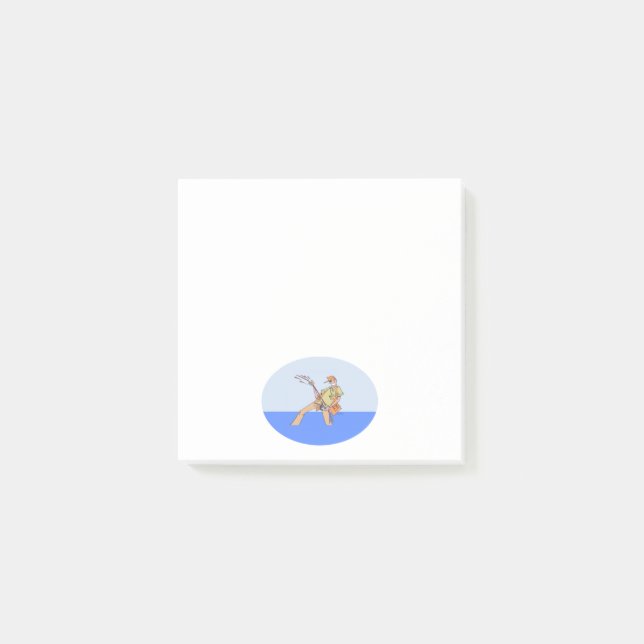 Bolsitas de notas blancas para pescadores (Anverso)