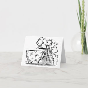 Bolsitas de té -- Tarjeta de nota