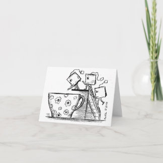 Bolsitas de té -- Tarjeta de nota