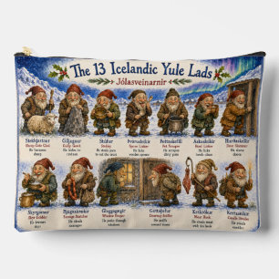 Bolsito Accesorio Grande 13 duendes islandeses de Yule Navidad reykjavik