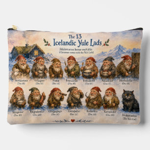 Bolsito Accesorio Grande 13 islandeses Yule Lads Navidad en Islandia